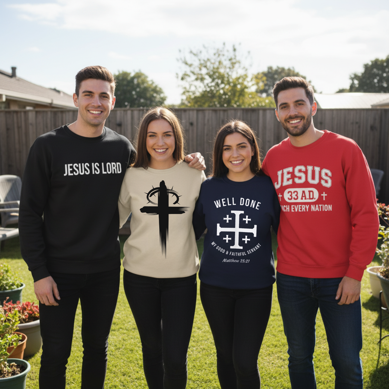 Christian Crewneck Sweatshirts