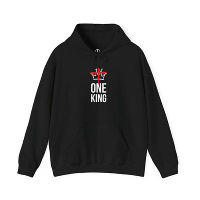 Black Christian One King Hoodie Front