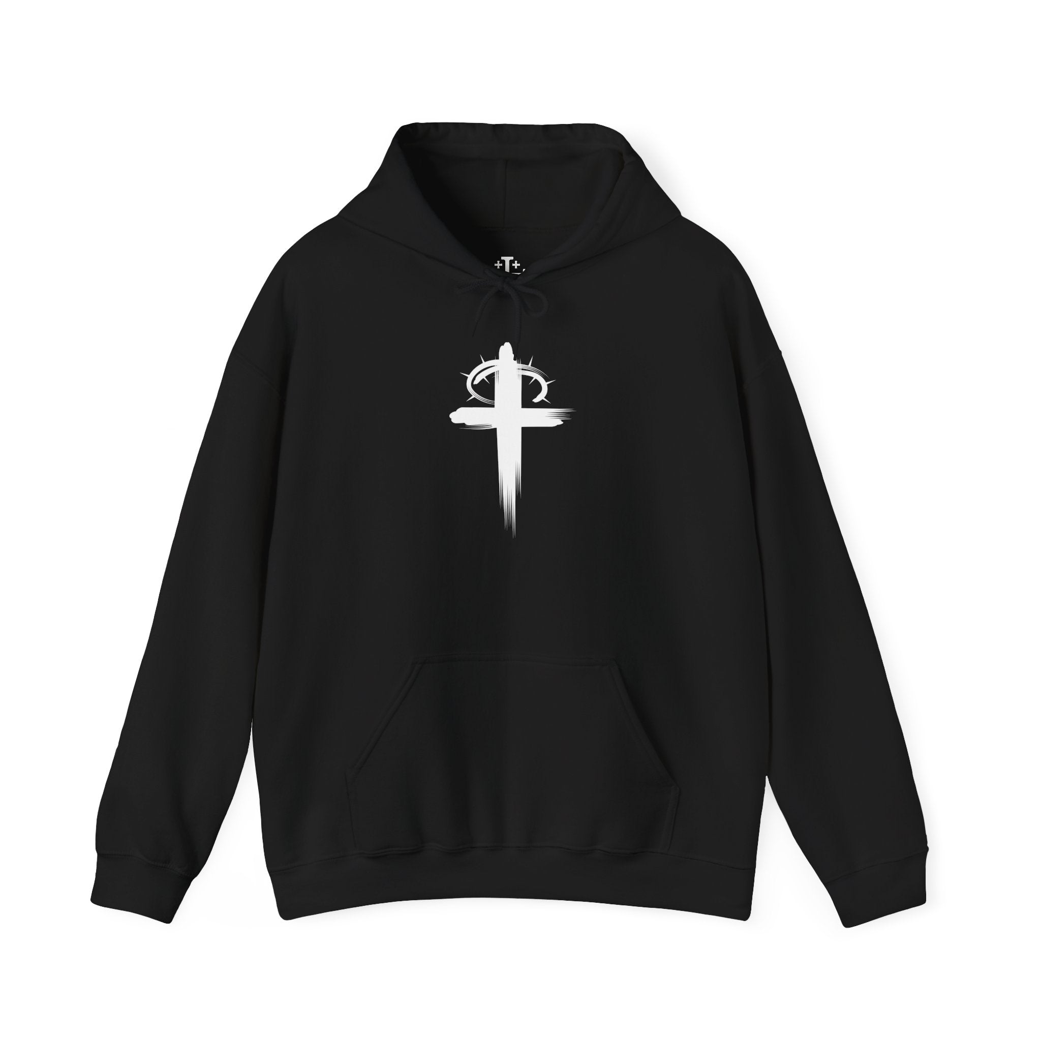 Black Crown of Thornes Christian Hoodie Main