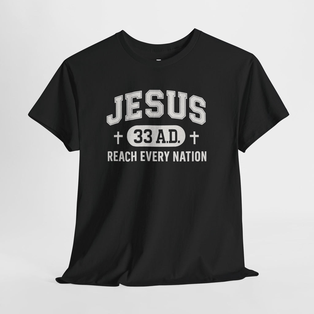 Black Jesus 33AD Tshirt front