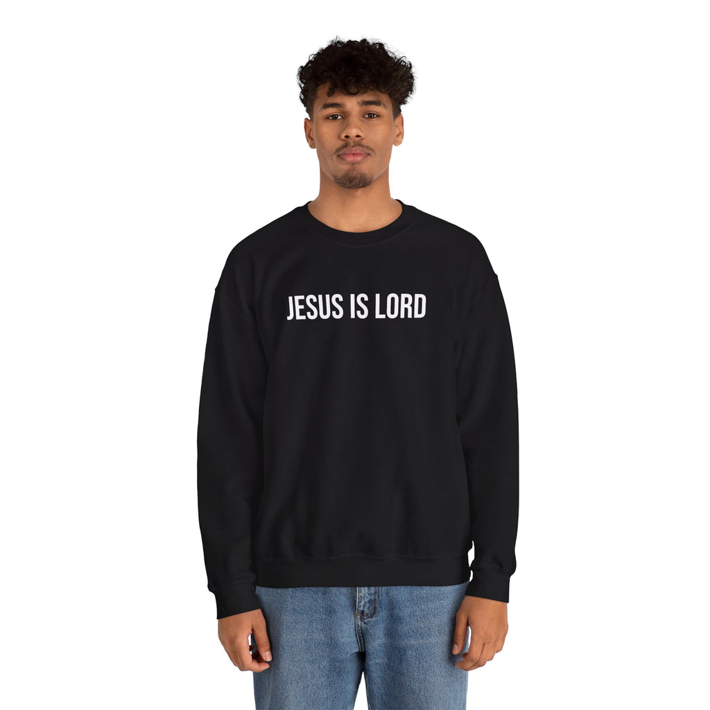 Black Jesus is Lord Christian Crewneck Sweatshirt model 1