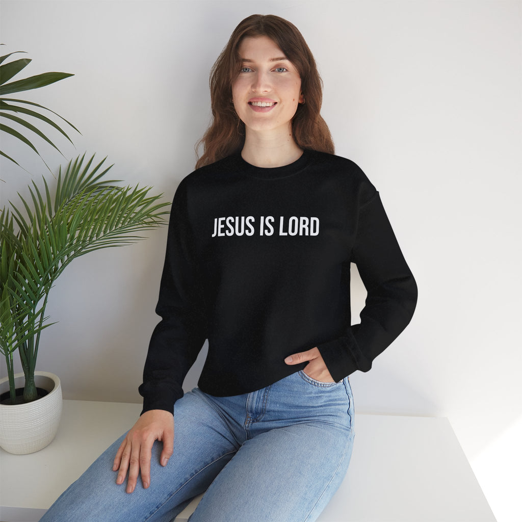 Black Jesus is Lord Christian Crewneck Sweatshirt model 2