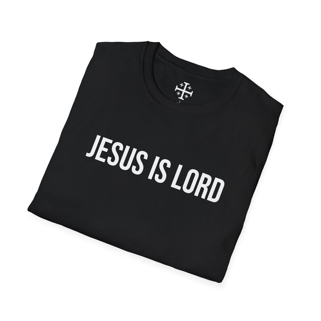 Black Jesus is Lord Christian T-Shirt folded