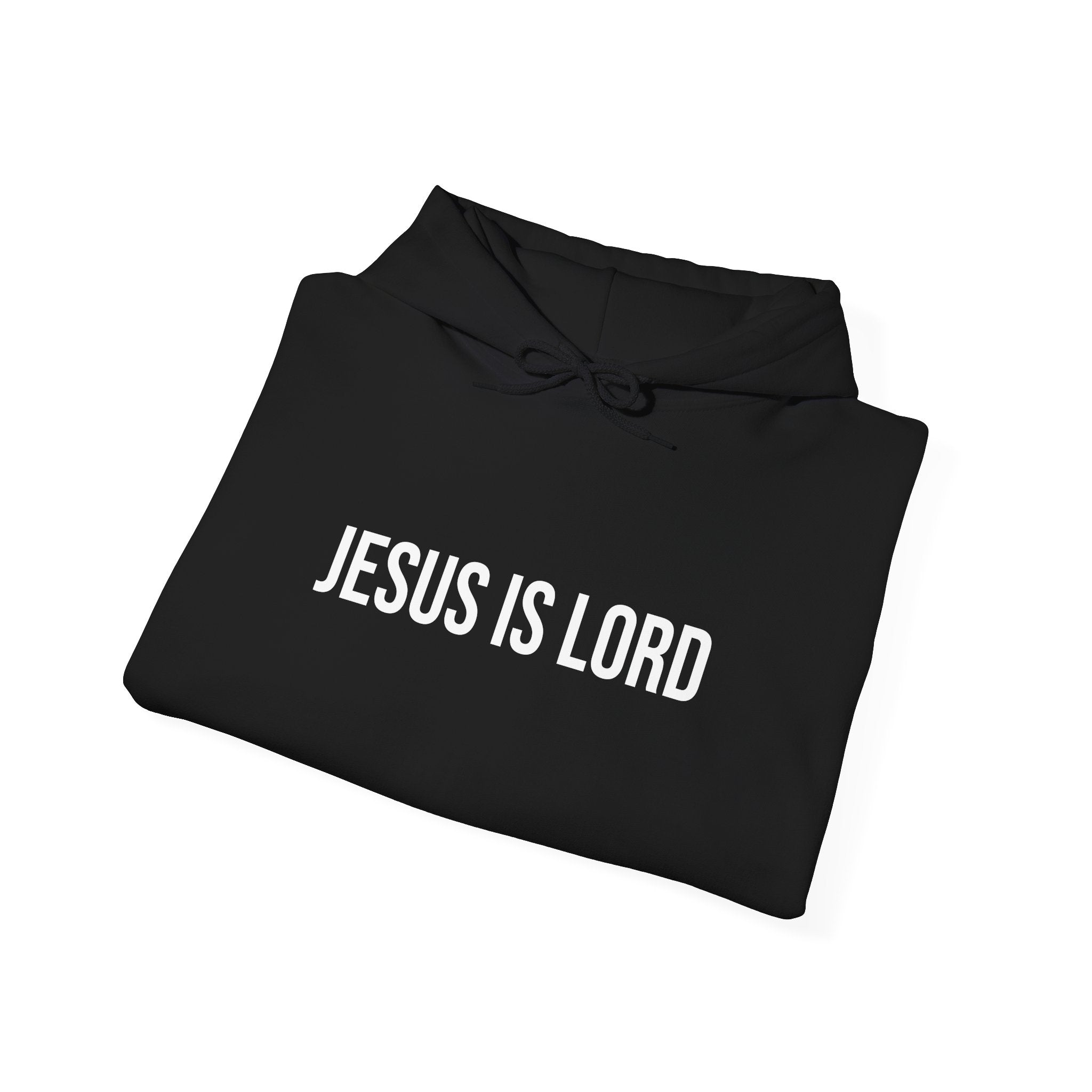 Black Jesus is Lord Hoodie Folded