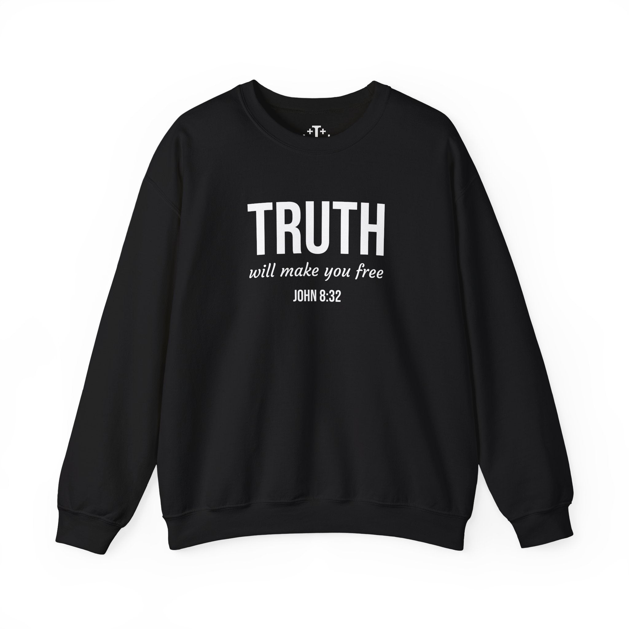Black John 832 Christian Scripture Crewneck main