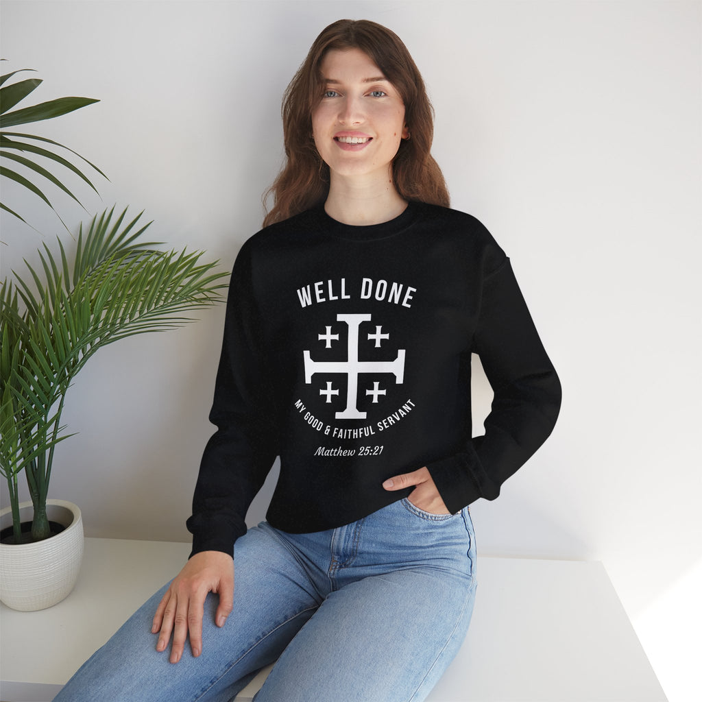 Black Matthew 2521 Christian Crewneck sweatshirt model 2