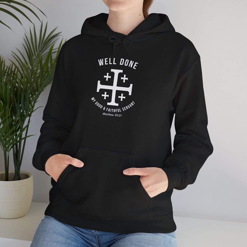 Black Matthew 2521 Christian Hoodie Model 2