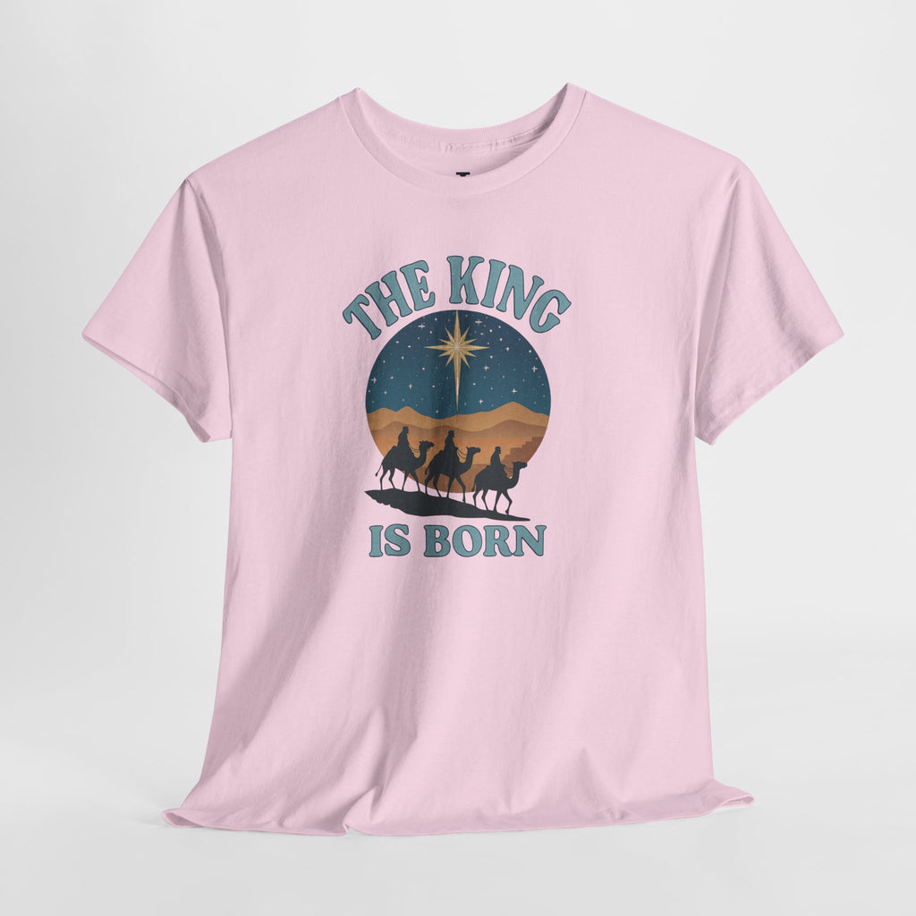 Light Pink King is born tshirt front
