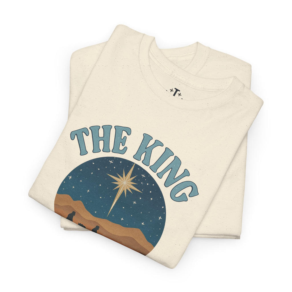 Natural King is born tshirt folded