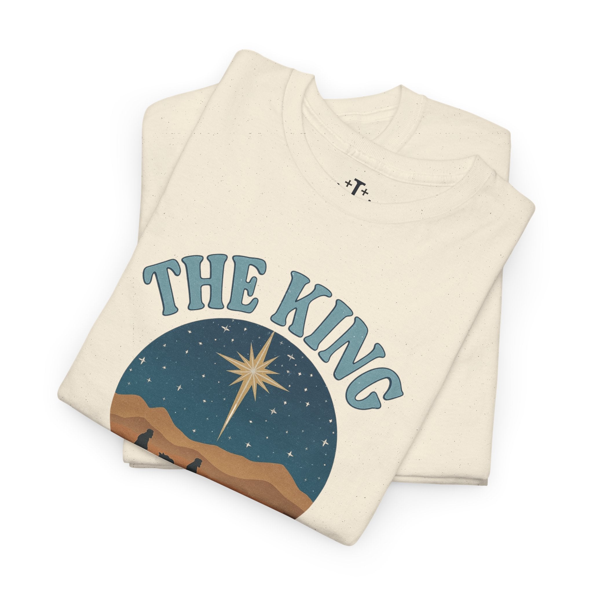 Natural King is born tshirt folded