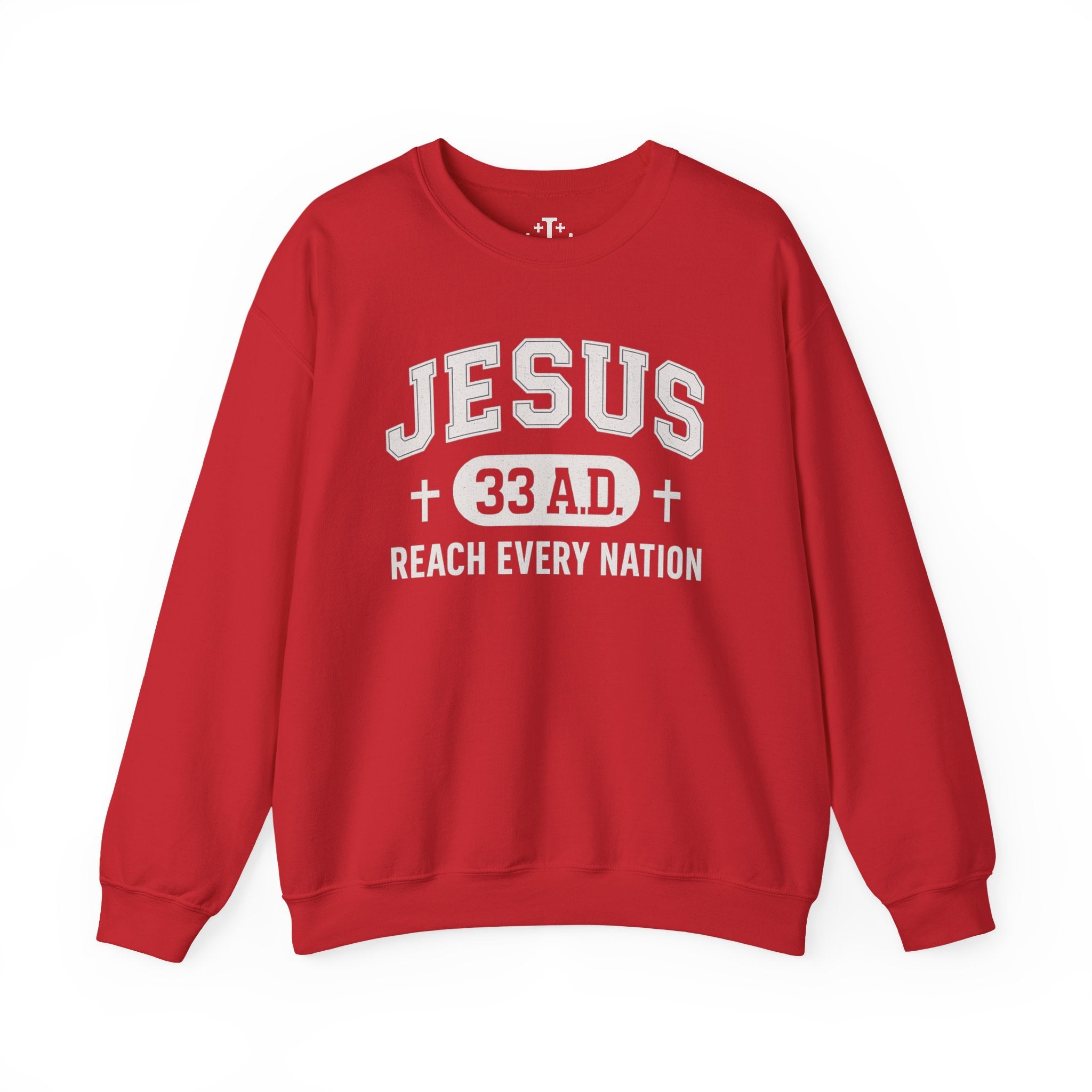 Red Jesus 33AD Crewneck Sweatshirt main