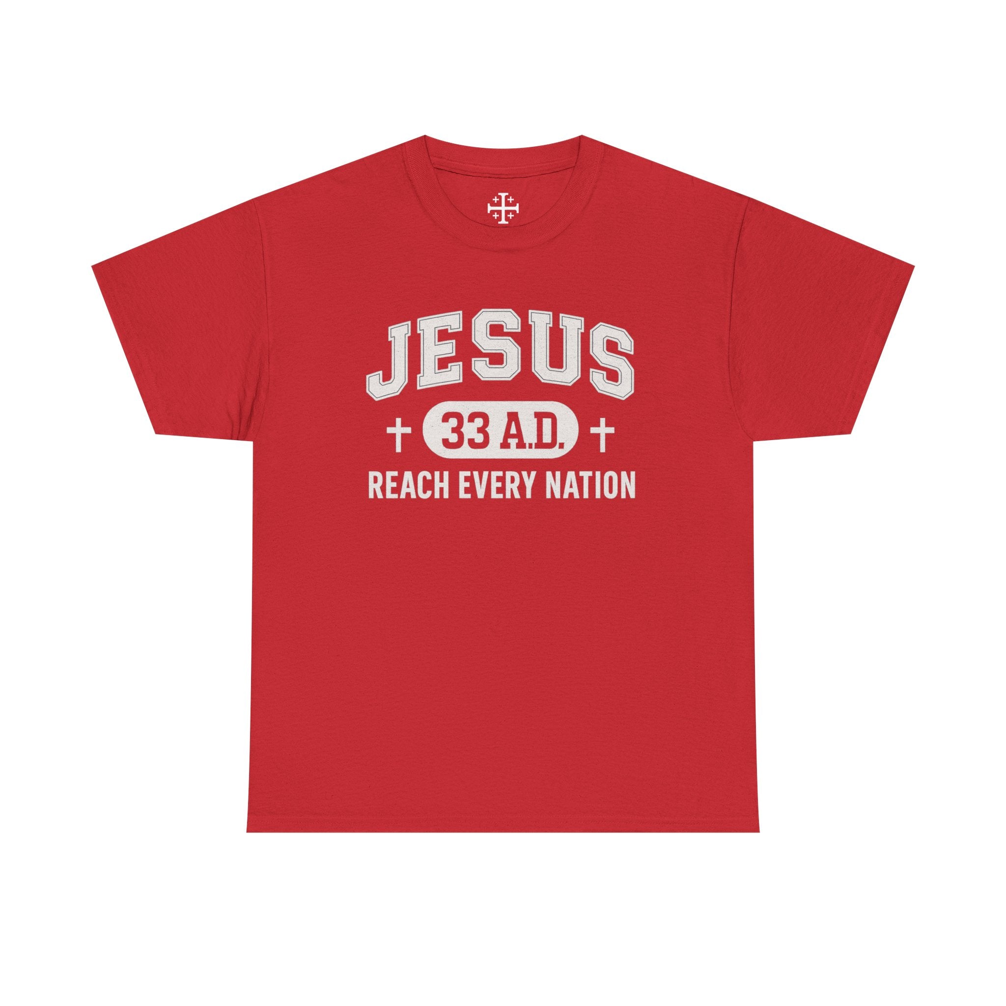Red Jesus 33AD Tshirt main