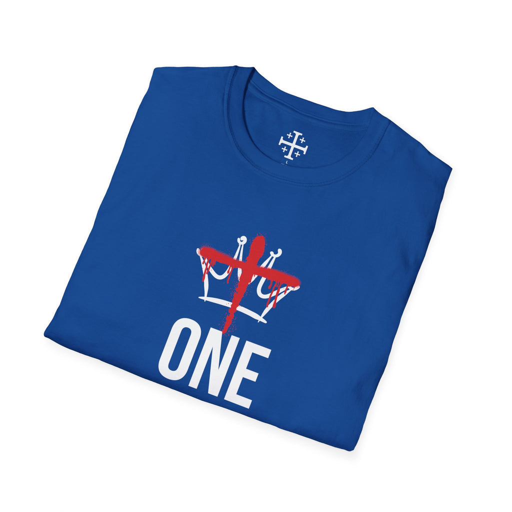 Royal Christ is the One King Christian T-Shirt folded