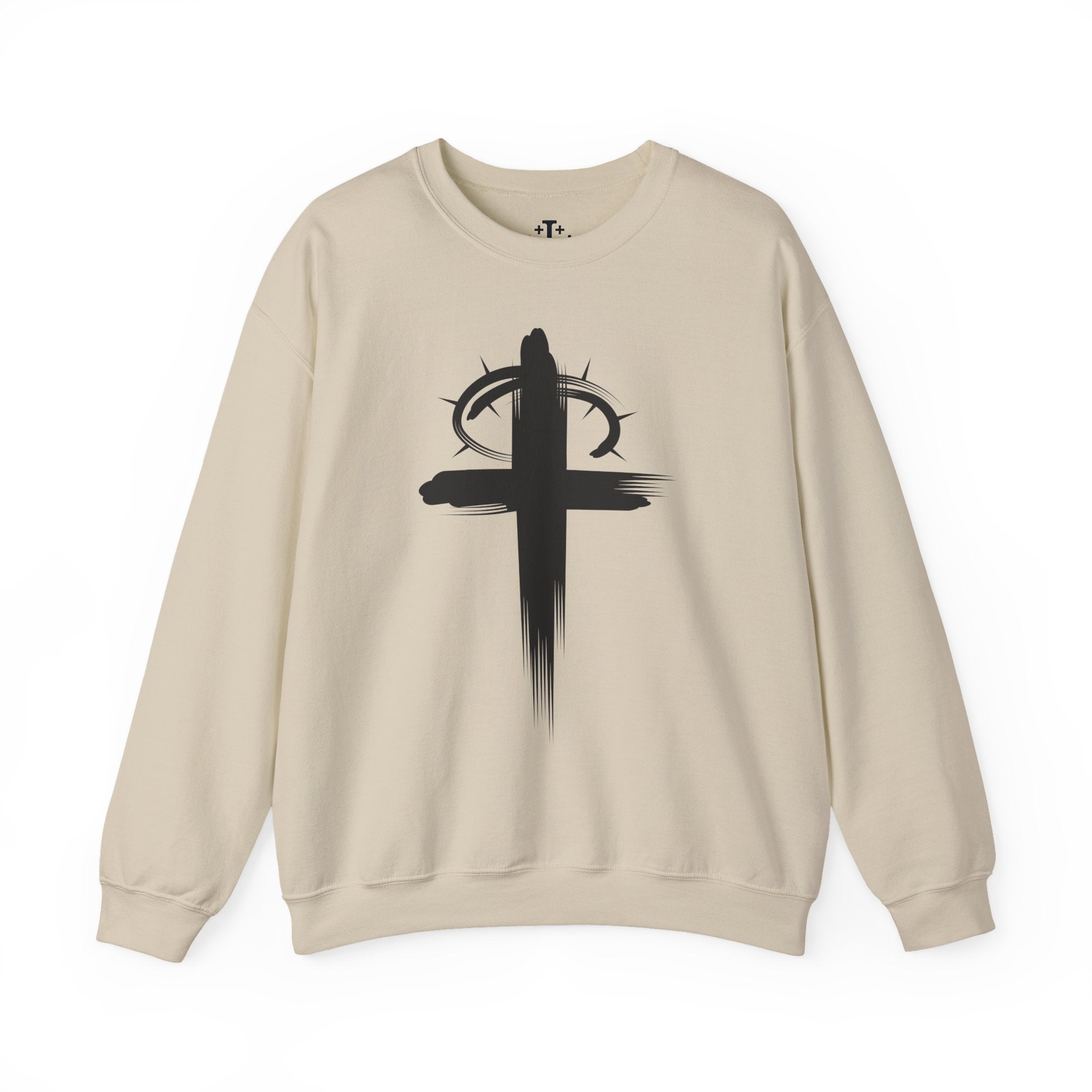 Sand Crown of Thornes Christ Crewneck sweatshirt main