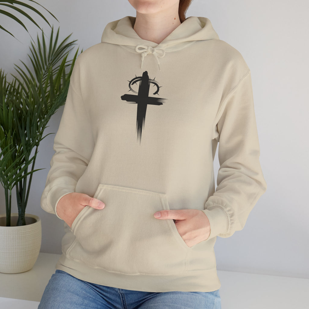 Sand Crown of Thornes Christian Hoodie Model 1