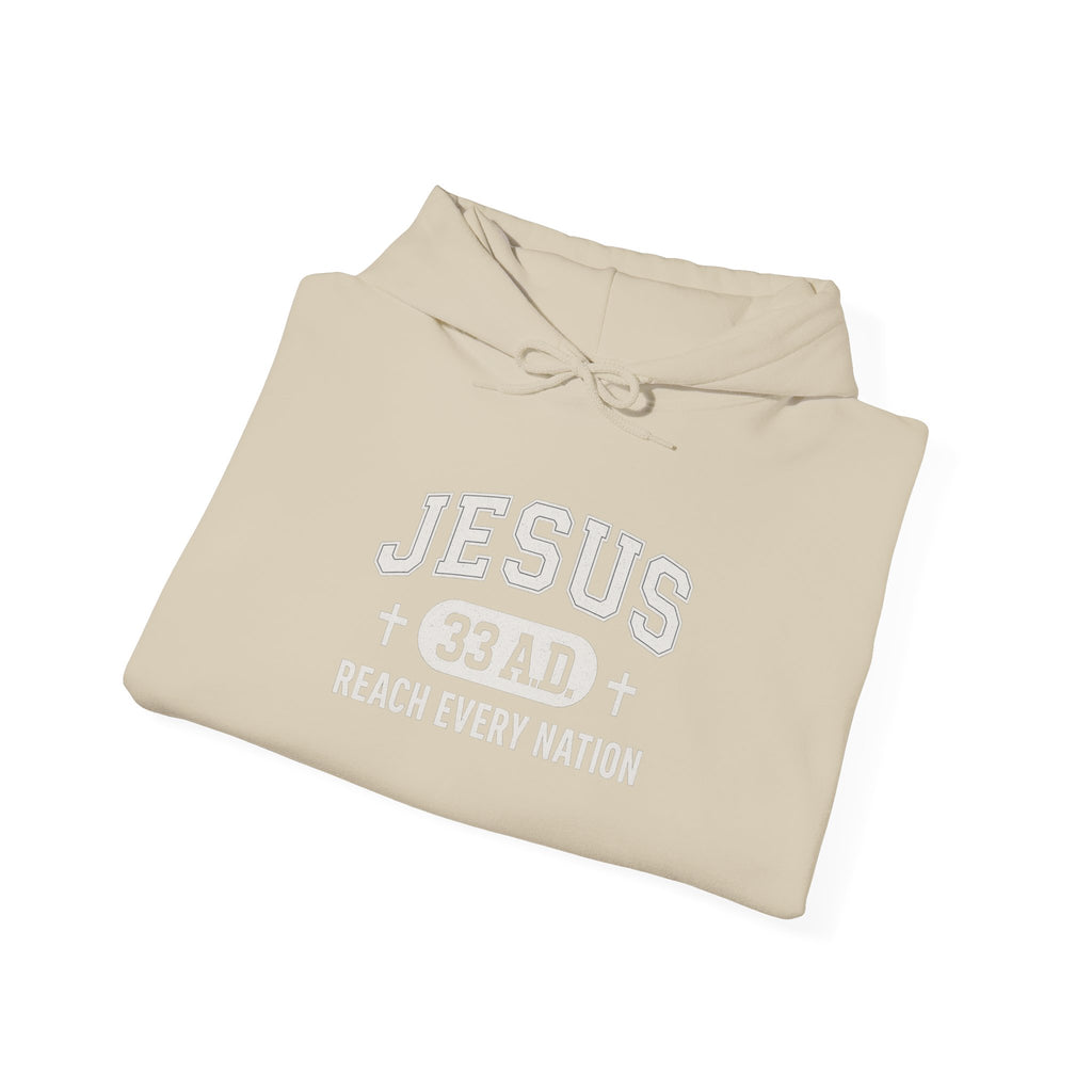 Sand Jesus 33AD Hoodie folded