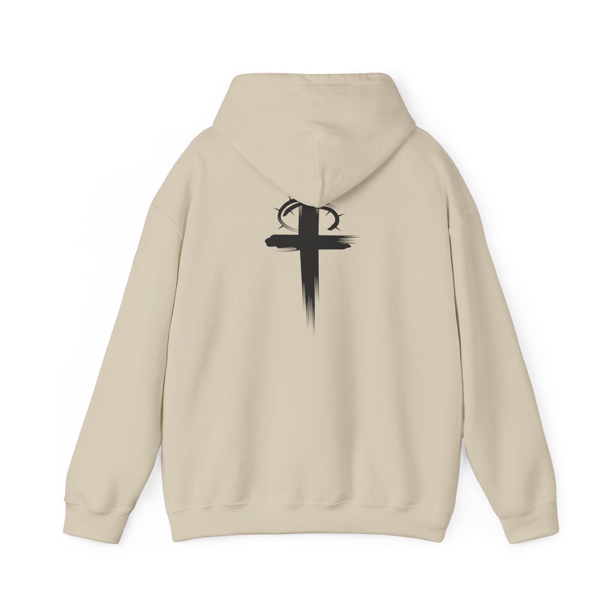 Sand Jesus is my Politics Hoodie Back Hood Down