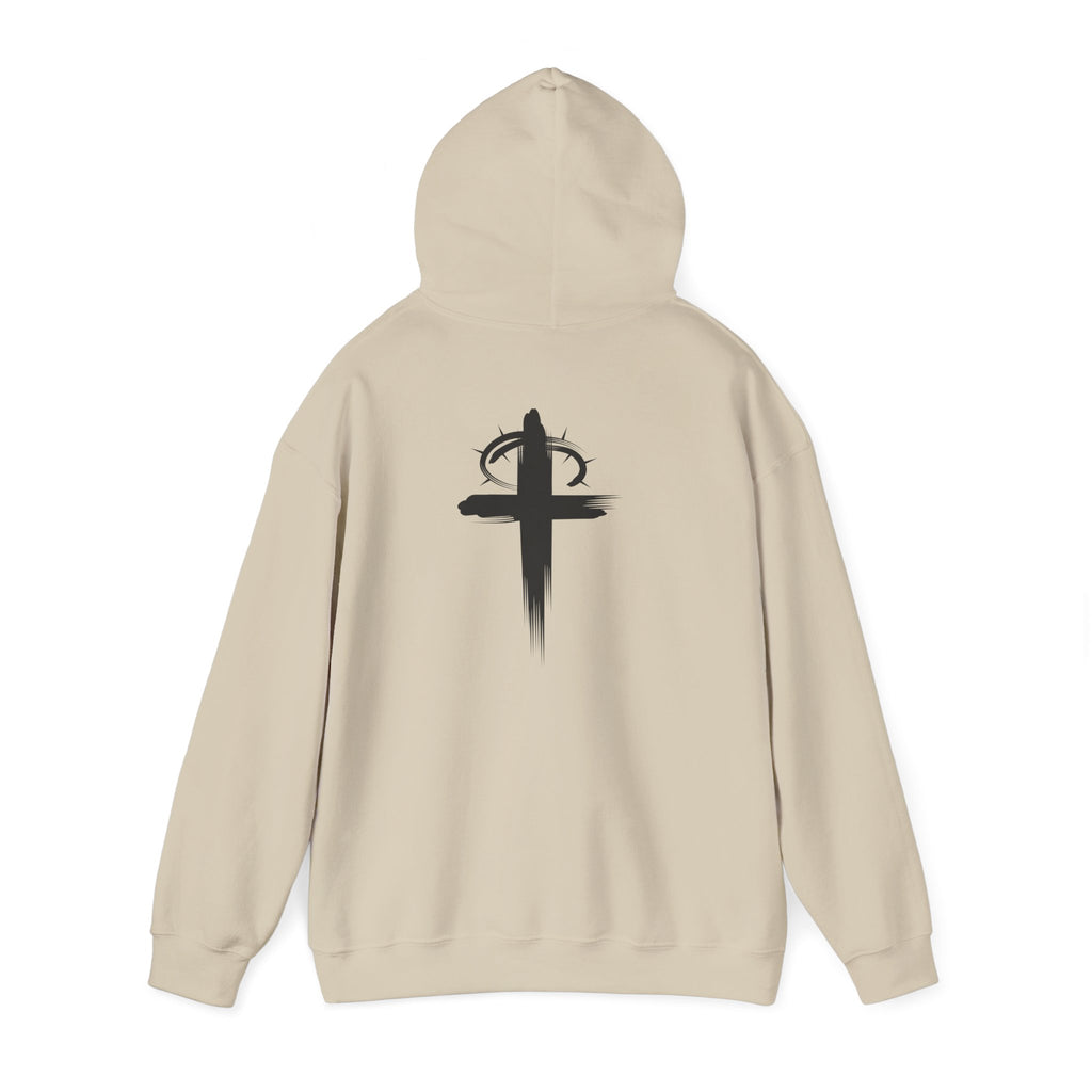 Sand Jesus is my Politics Hoodie Back Hood Up