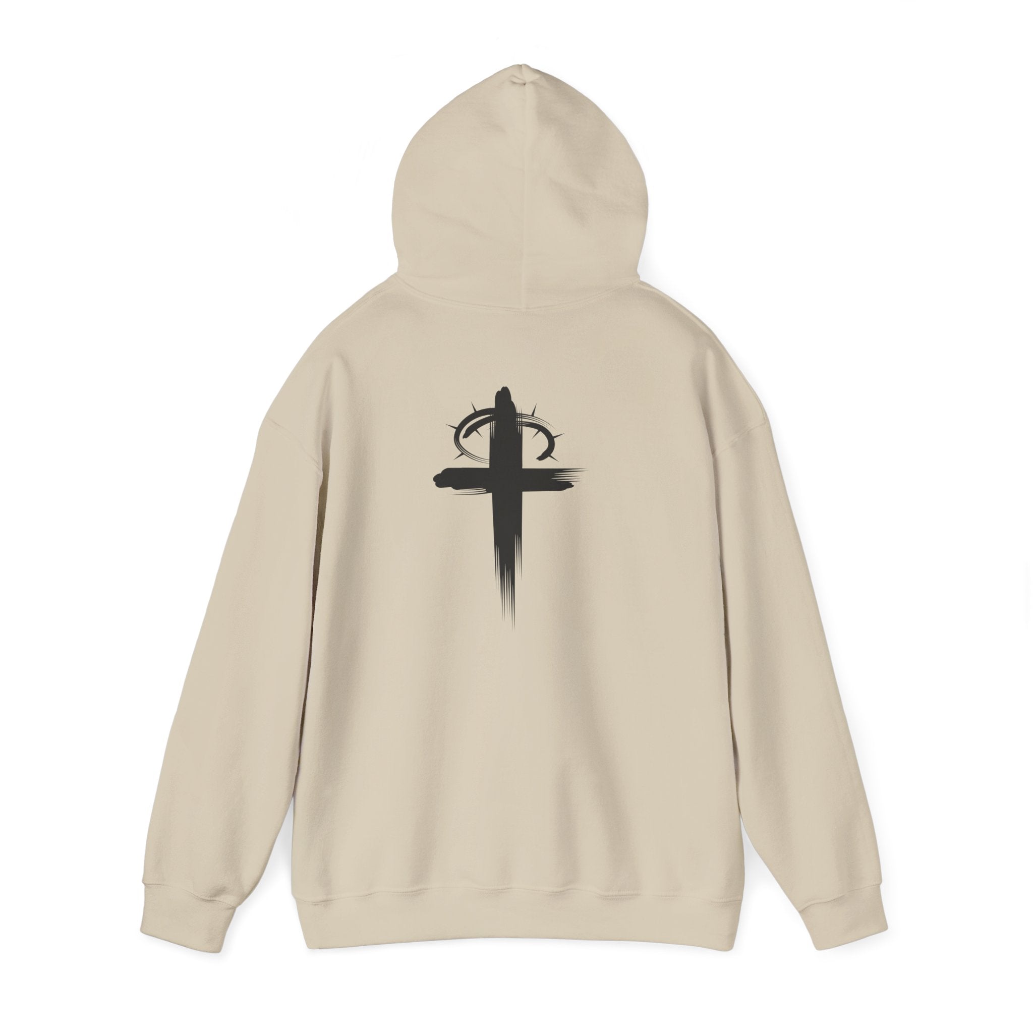 Sand Jesus is my Politics Hoodie Back Hood Up
