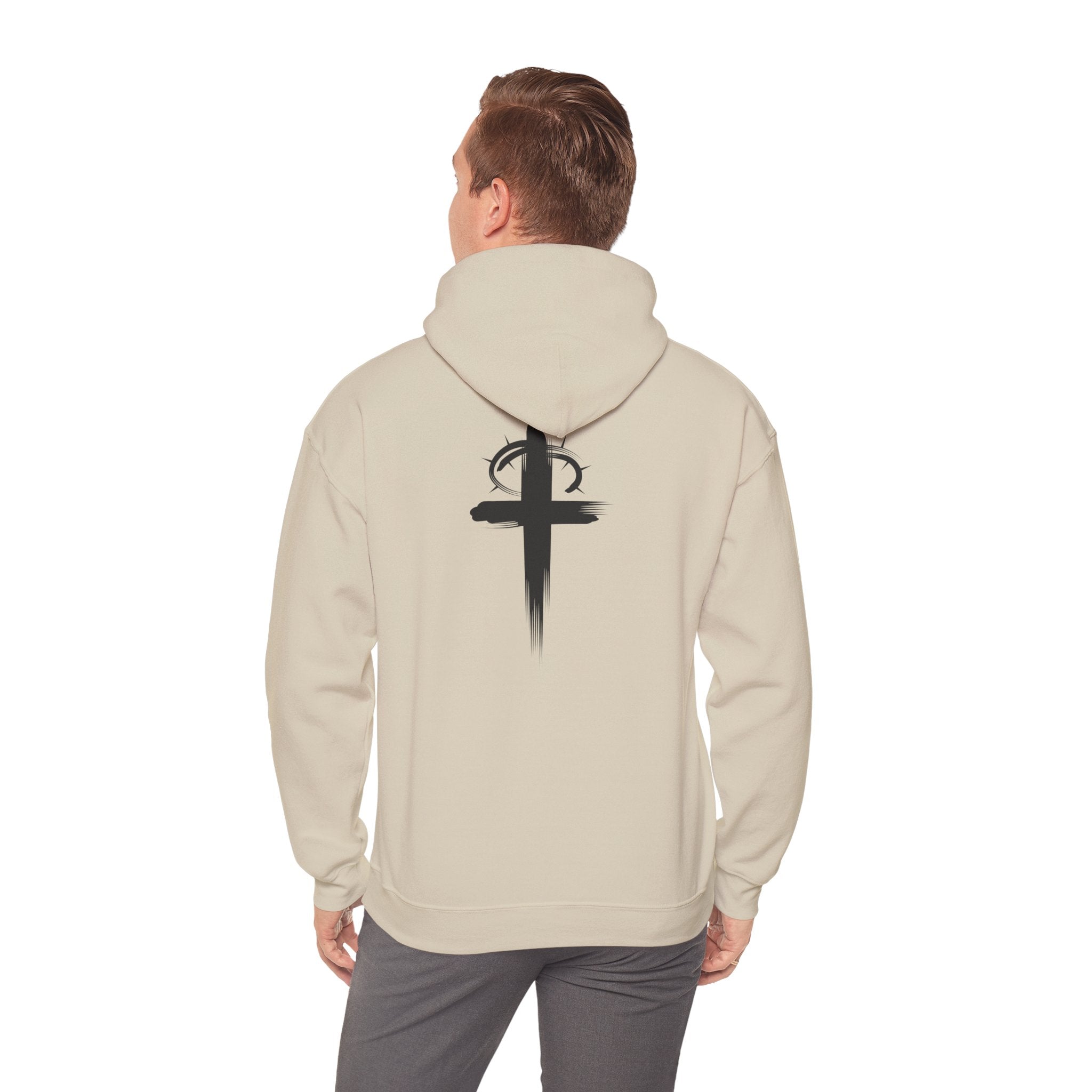 Sand Jesus is my Politics Hoodie Model Image 4