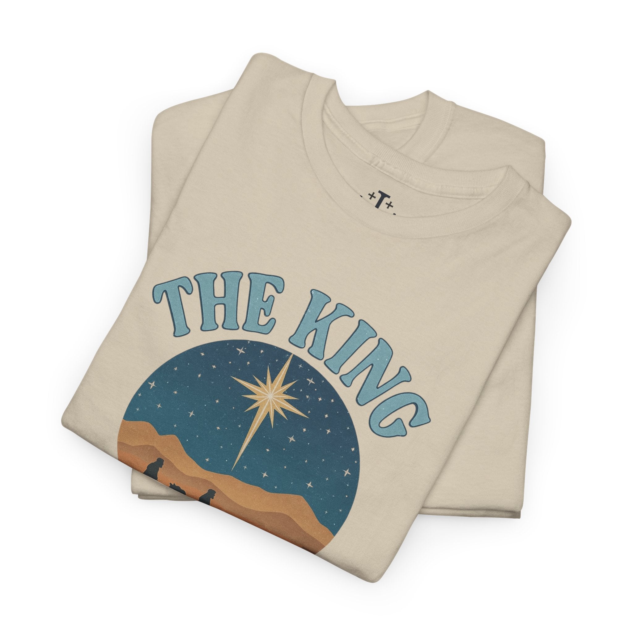 Sand King is born tshirt folded
