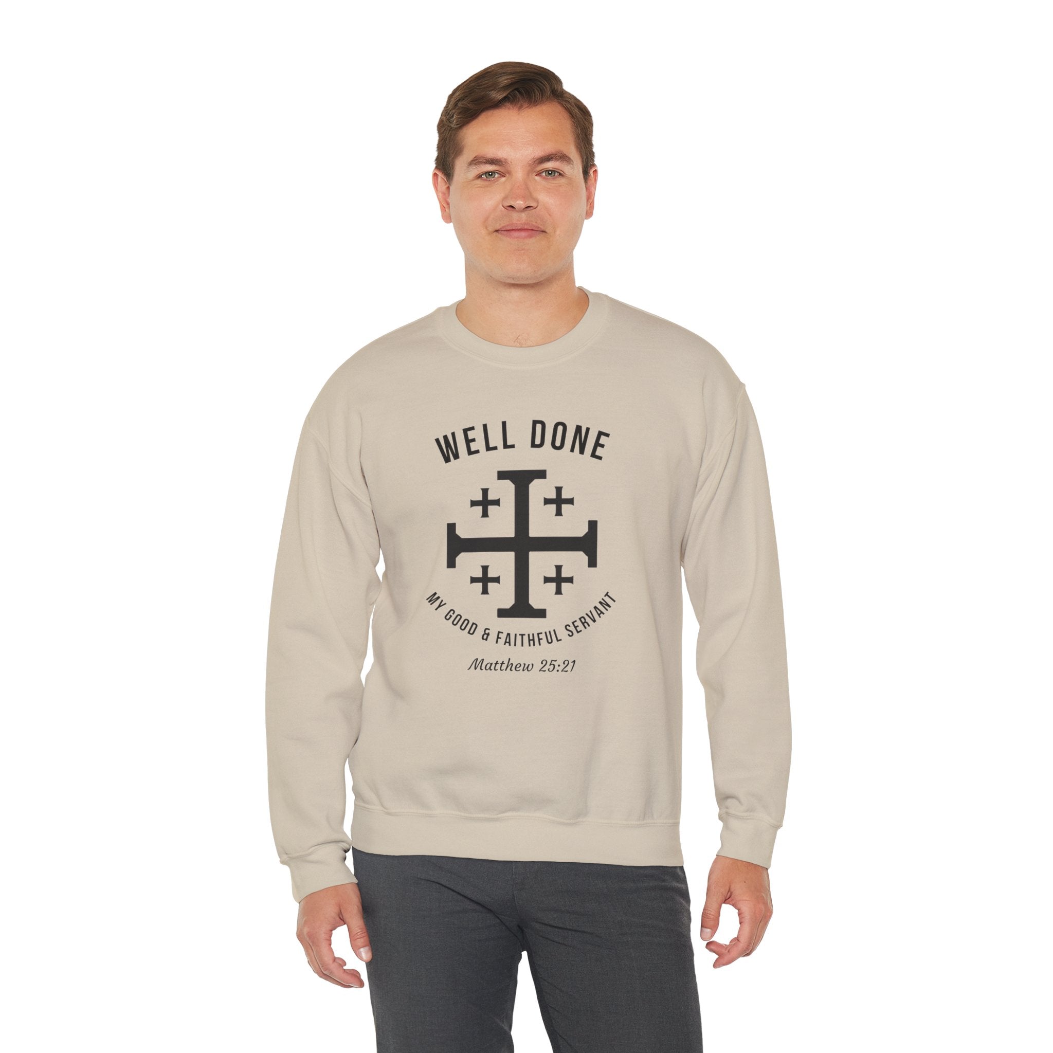 Sand Matthew 2521 Christian Crewneck sweatshirt model 1
