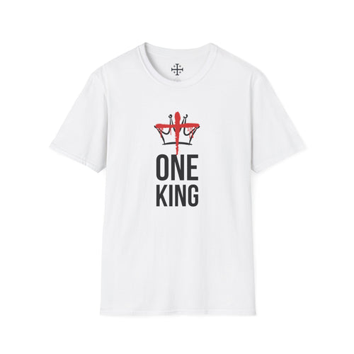White Christ is the One King Christian T-Shirt main