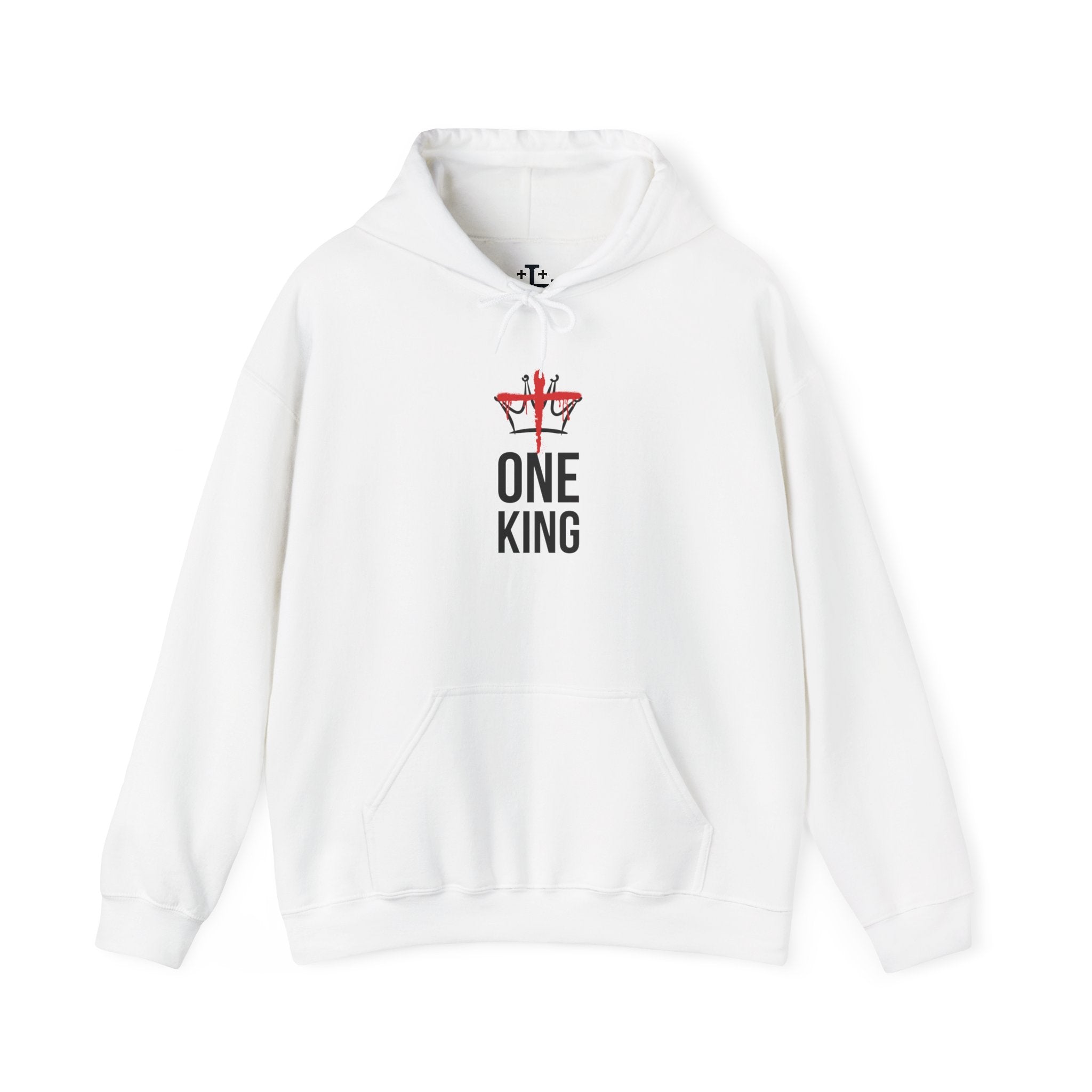 White Christian One King Hoodie Front