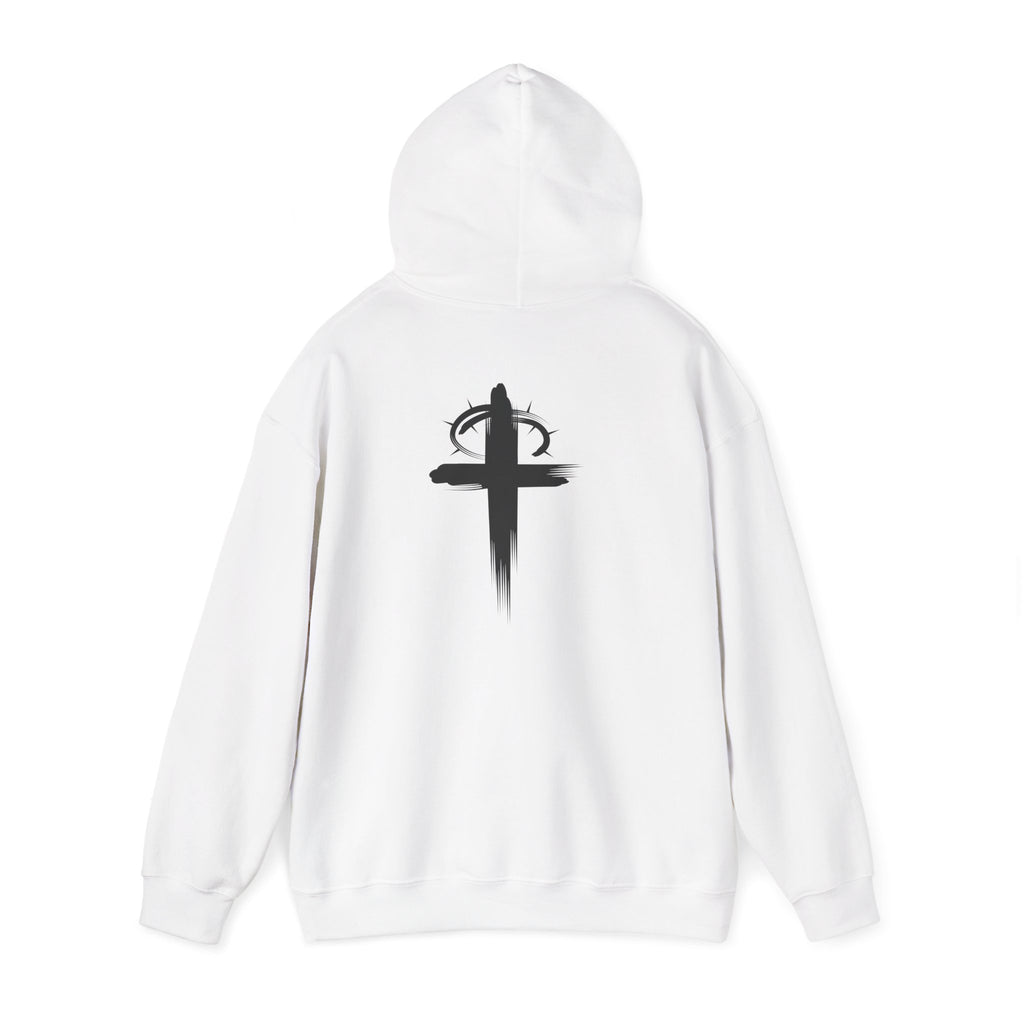 White Jesus is my Politics Hoodie Back Hood Up