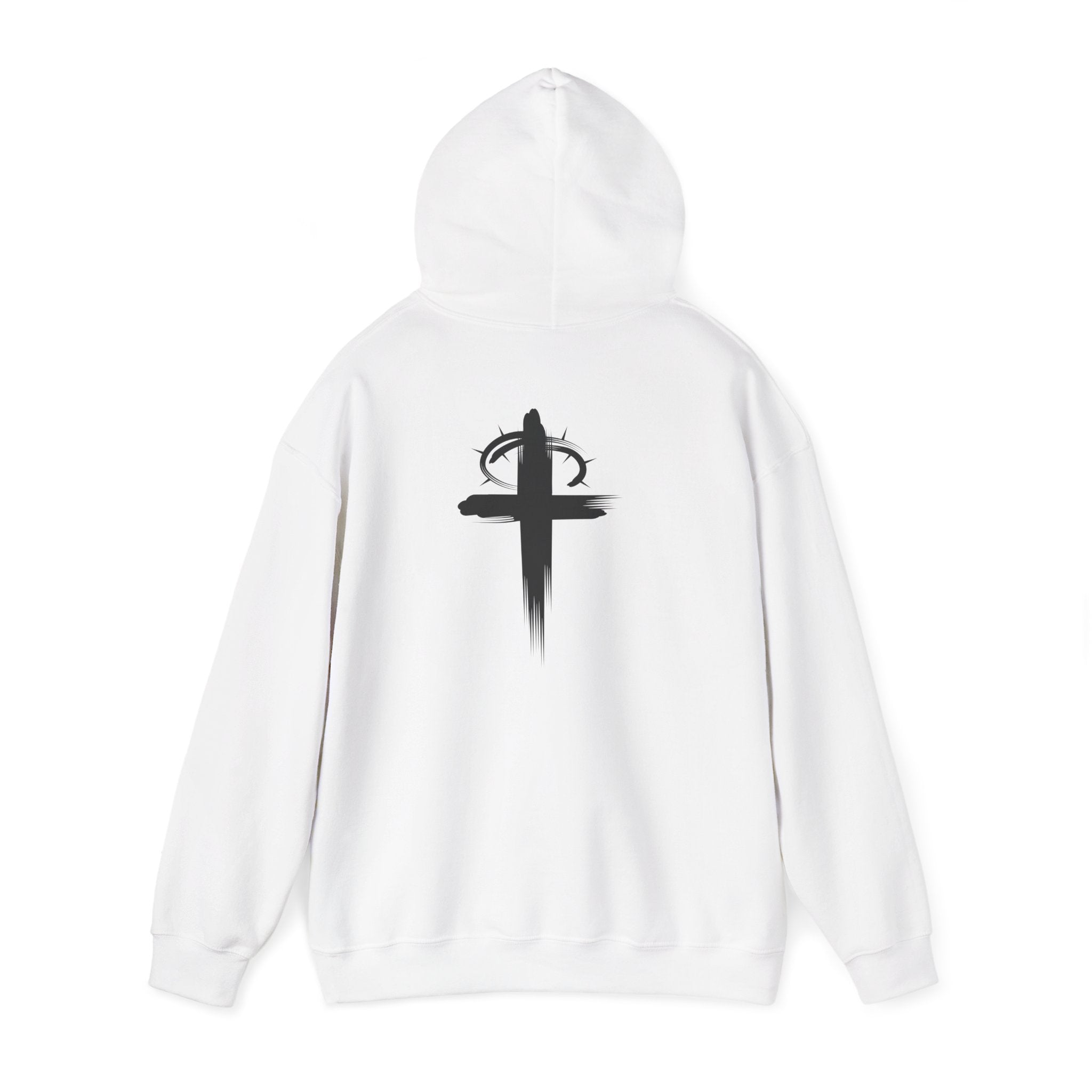 White Jesus is my Politics Hoodie Back Hood Up