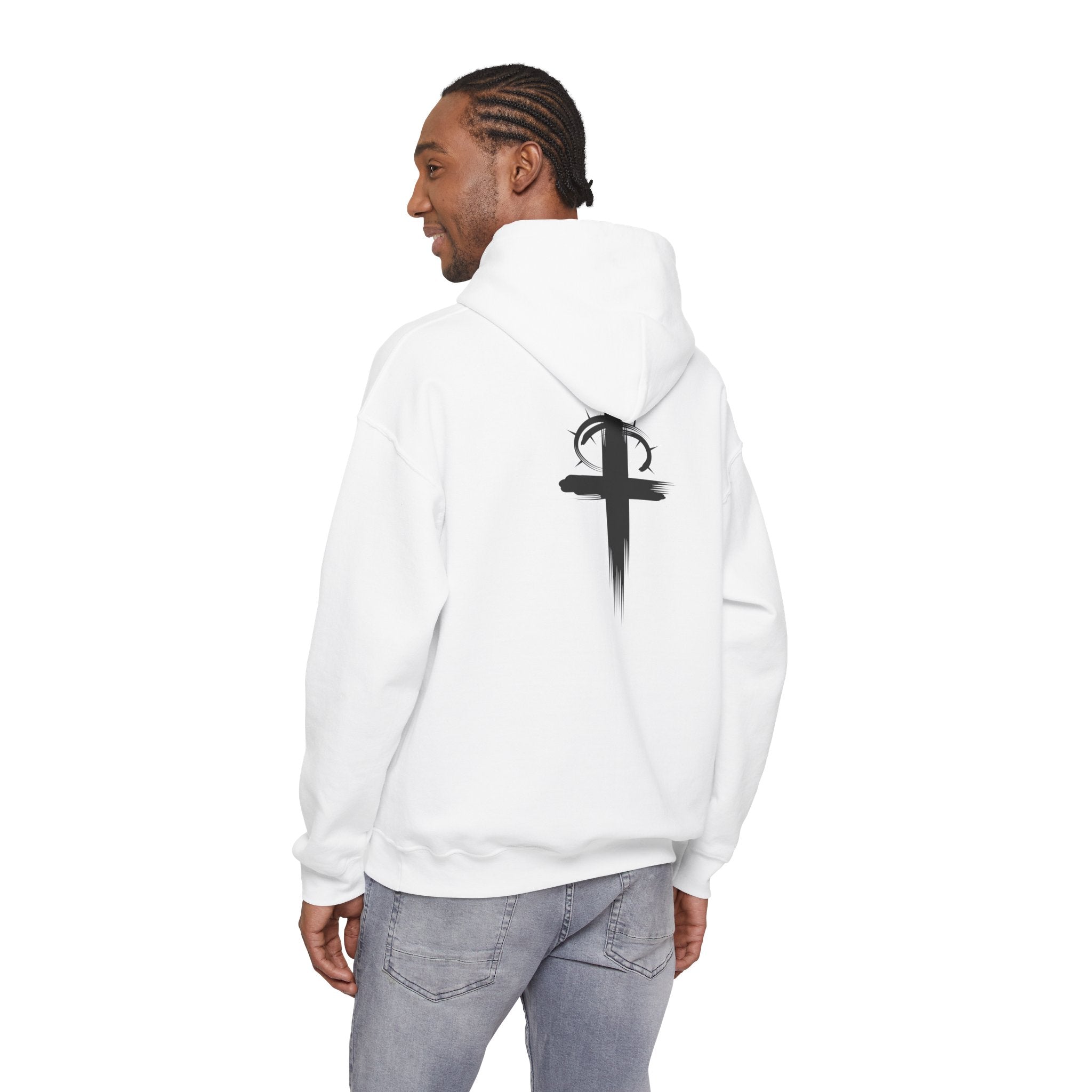White Jesus is my Politics Hoodie Model Image 2