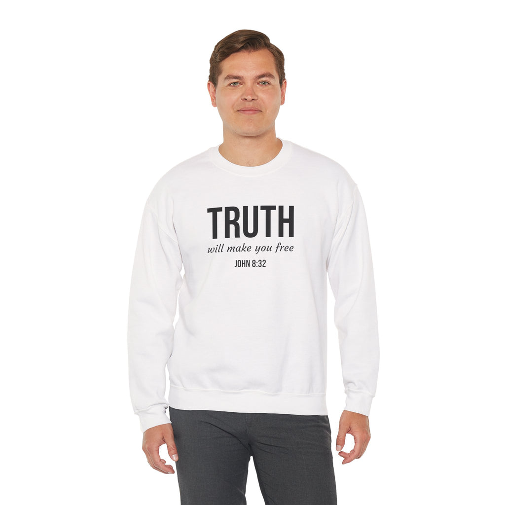 White John 832 Christian Scripture Crewneck model 1