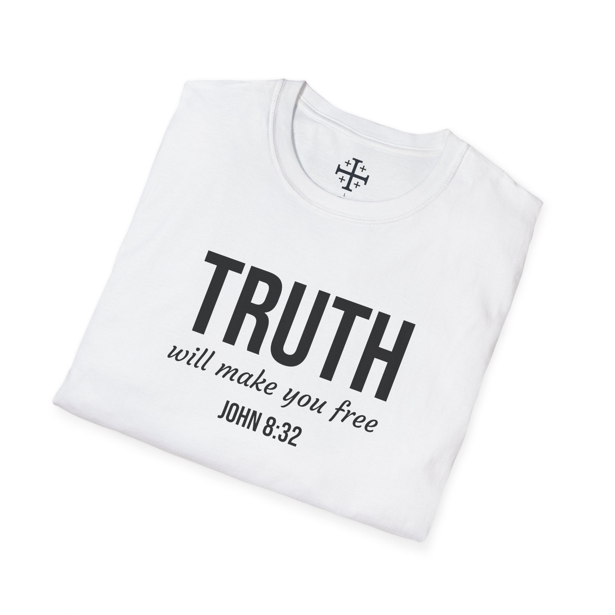 White John 832 Christian T-Shirt Folded